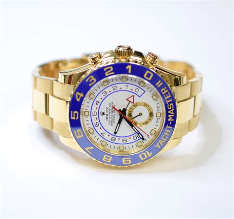 rolex yacht-master ii 18k yellow gold 44mm|rolex yacht master ii handset.